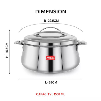 AVIAS Festive Riara Casserole Set | Emerald | Silver-3