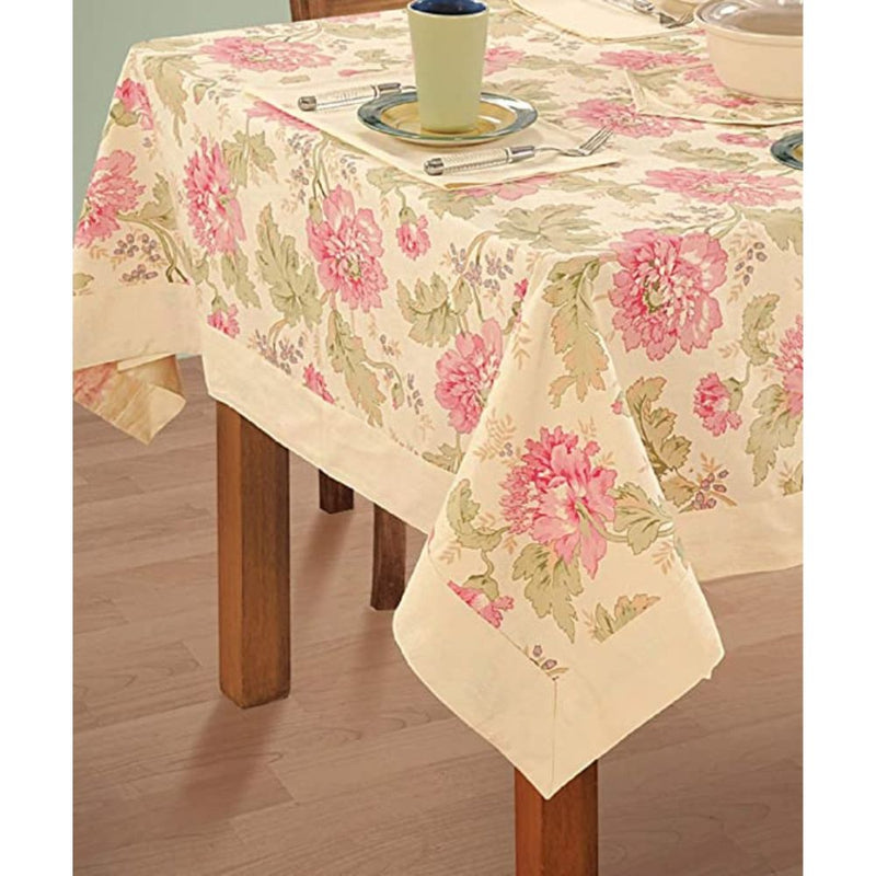 Swayam Floral Printed Rectangular Table Cover - 3612 - 3