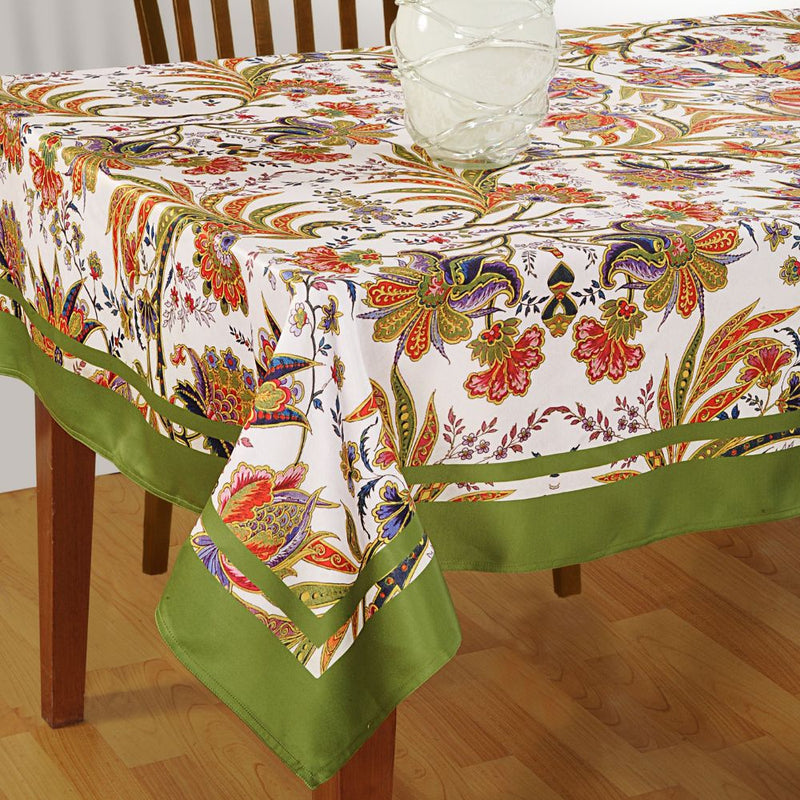 Swayam Floral Printed 6 Seater Rectangular Table Cover - 701 - 3