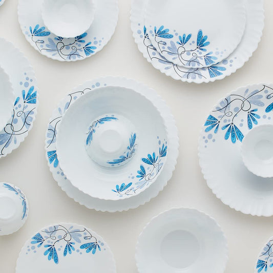 Larah by Borosil - Silk Series Twilight Opalware Dinner Set - 1