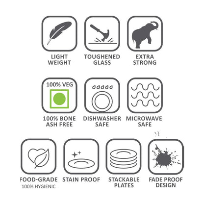 Larah by Borosil Opalware Mimosa 1500 ML Mixing Bowl with Lid - 5