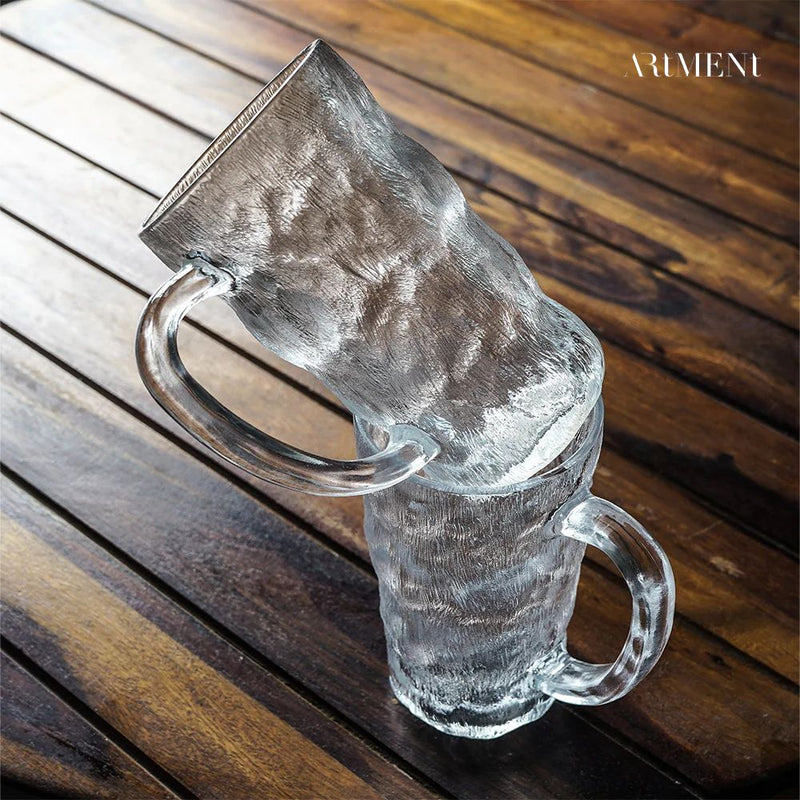 The Artment Minimal Frosted 350 ML Beer Mug Set - 3