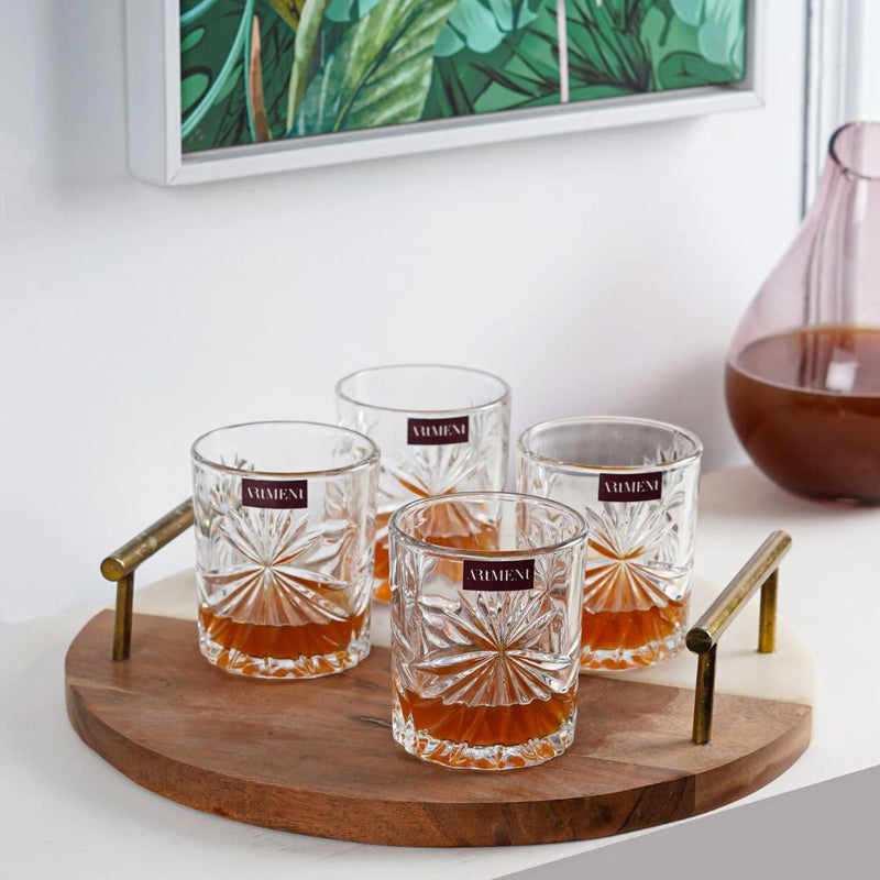 The Artment Impressionist Scotch Savvy 210 ML Whiskey Glass Set - 1