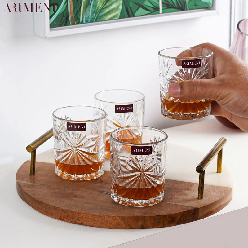 The Artment Impressionist Scotch Savvy 210 ML Whiskey Glass Set - 2