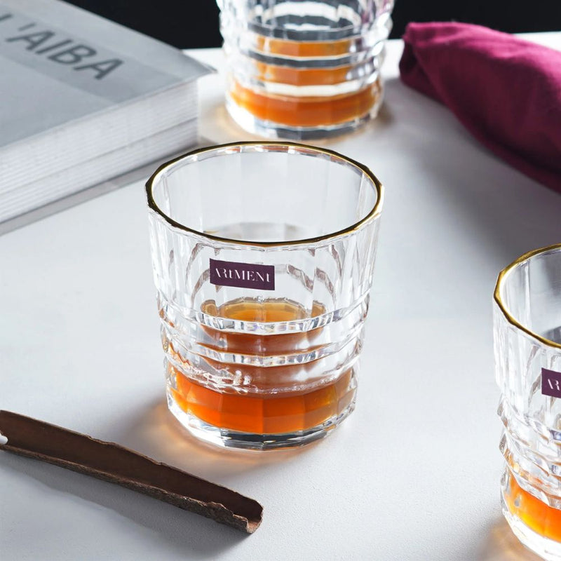 The Artment Luxury Lineage 400 ML Whiskey Glass Set - 3