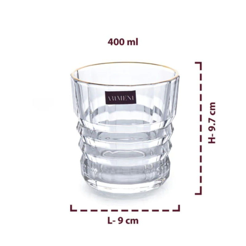 The Artment Luxury Lineage 400 ML Whiskey Glass Set - 7