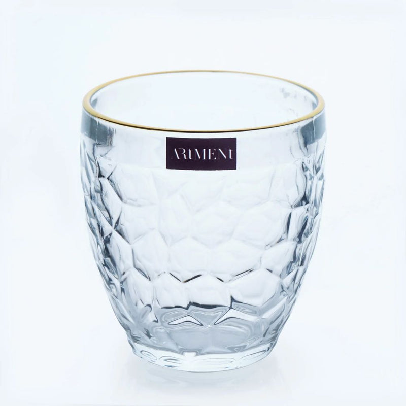 Artment Radiant Rim 380 ML Whiskey Glass Set - 6