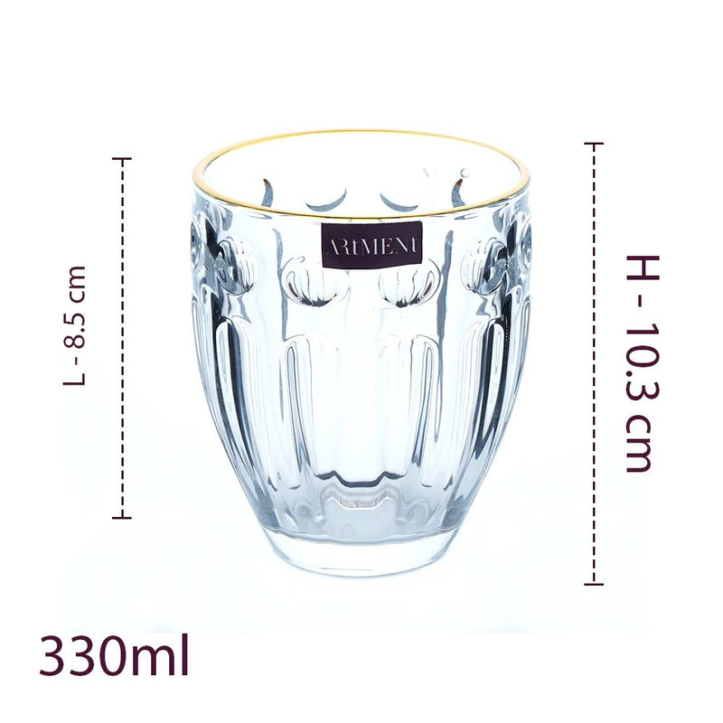 Artment Luminary 330 ML Whiskey Glass Set - 6