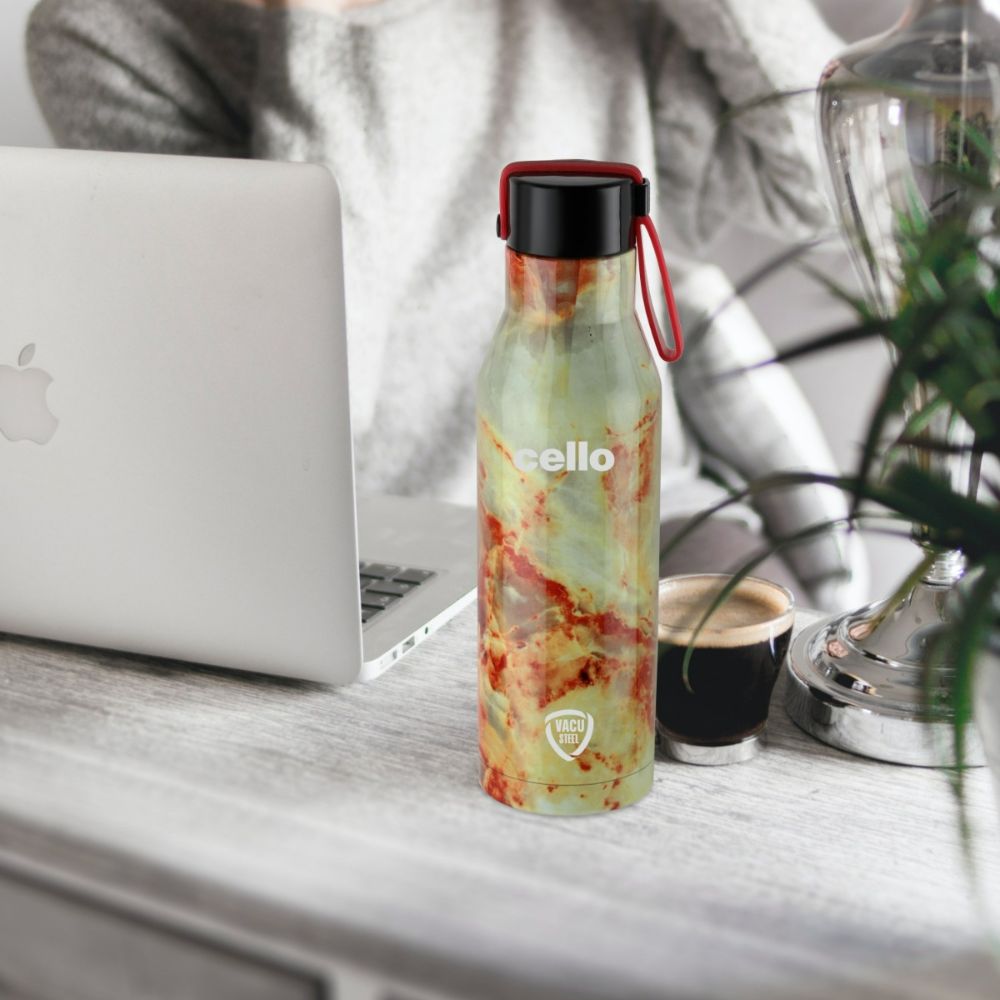 Cello Deezee Mate 900 ML Tuff Steel Water Bottle with Durable DTP Coating - 4