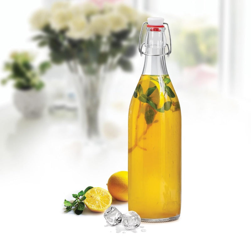 Treo Aqua Delite 1000 ML Glass Bottle - 1