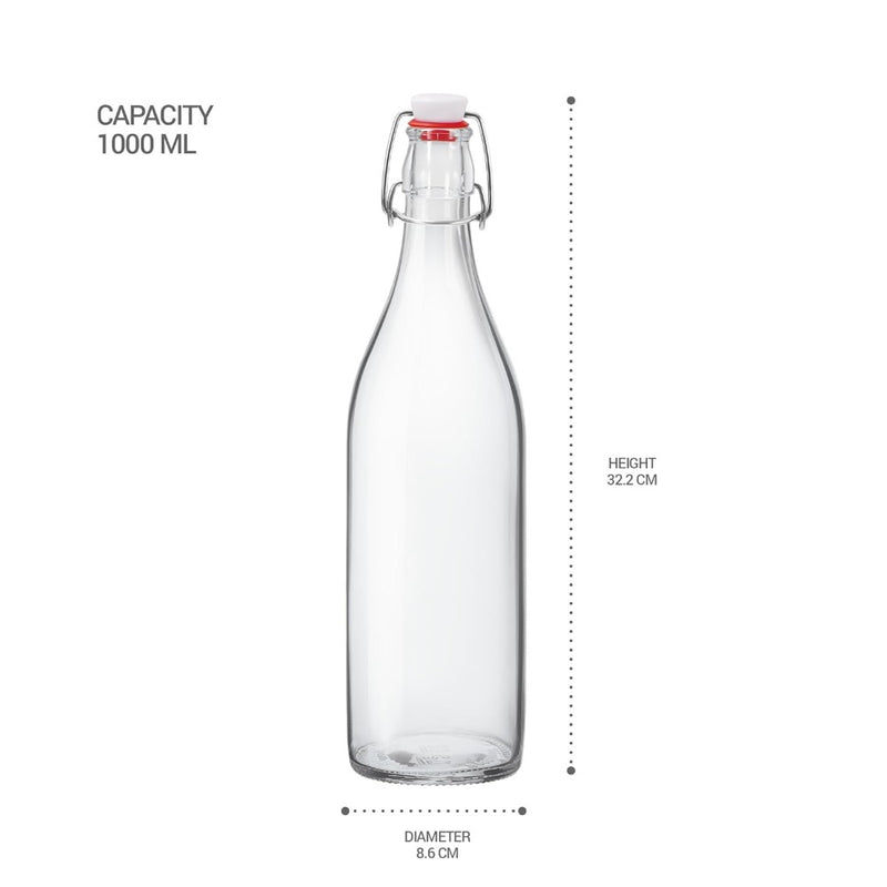 Treo Aqua Delite 1000 ML Glass Bottle - 3