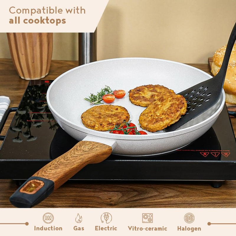 Bergner Naturally Marble Non Stick Frypan - 3