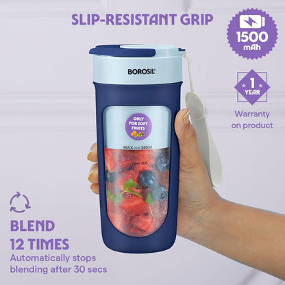 Borosil NutriSip 40 Watts Portable Blender - 3