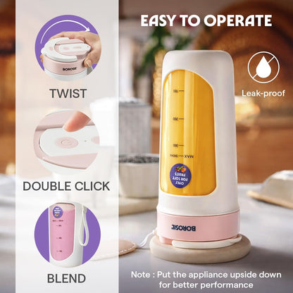 Borosil NutriSip 40 Watts Portable Blender - 6