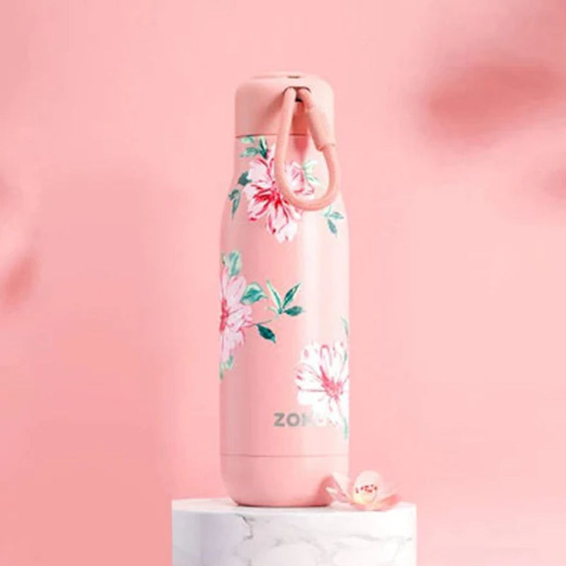 Zoku Stainless Steel 750 ML Rose Petal Bottle - 1