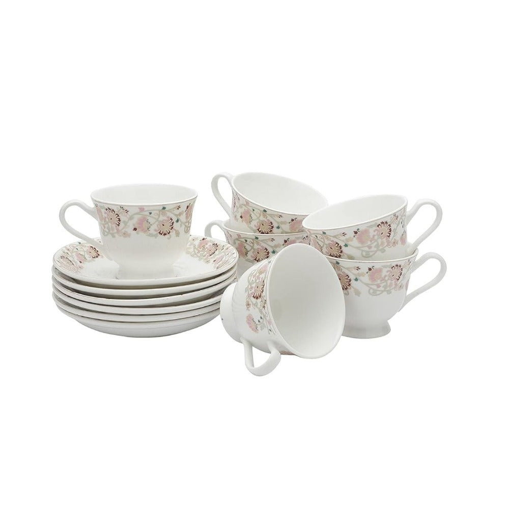 Clay Craft Ceramic New Georgian Wildflower Cup & Saucer Set - 3