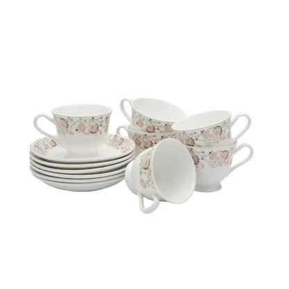 Clay Craft Ceramic New Georgian Wildflower Cup & Saucer Set - 3