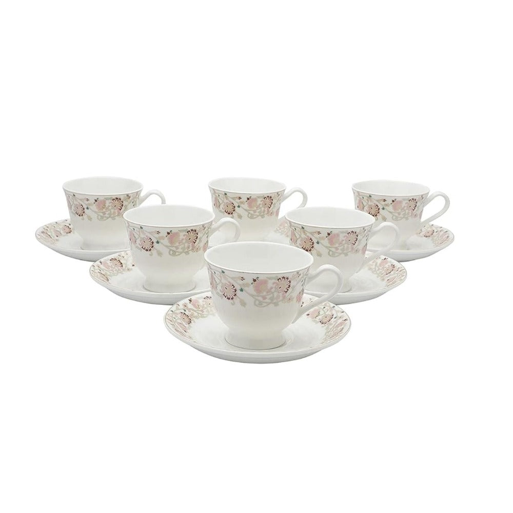 Clay Craft Ceramic New Georgian Wildflower Cup & Saucer Set - 2