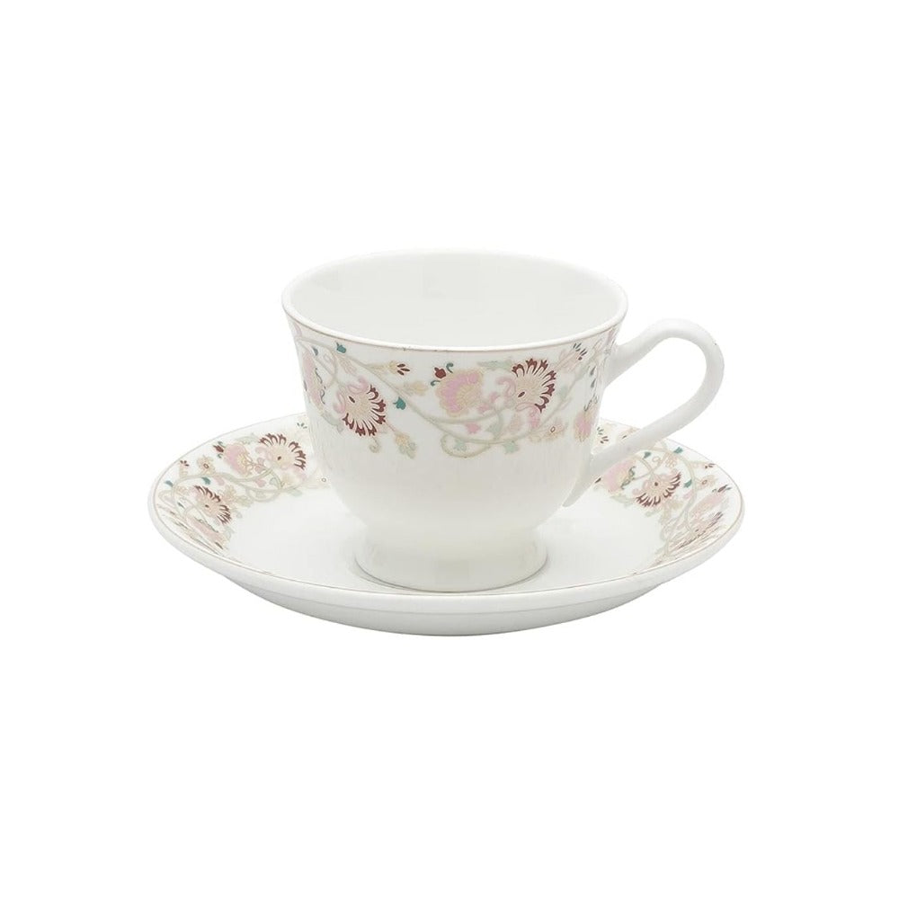 Clay Craft Ceramic New Georgian Wildflower Cup & Saucer Set - 4