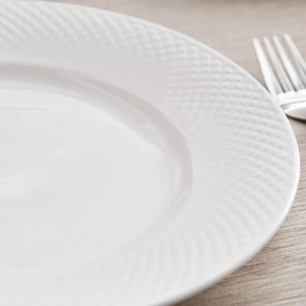 Clay Craft Diamond Plain 11 Inch Georgian Plate - 5