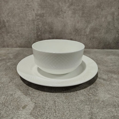 Clay Craft Soup Bowl with Saucer Set - 1