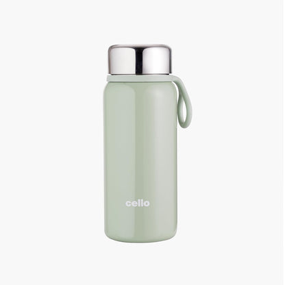 Cello Glitz Thermosteel Flask, 300 ML | 24 Hours Hot and Cold Stainless Steel Bottle | Flask for Tea Coffee | Ideal for Office, Gym, Home, Kitchen, Hiking, Travel Bottle