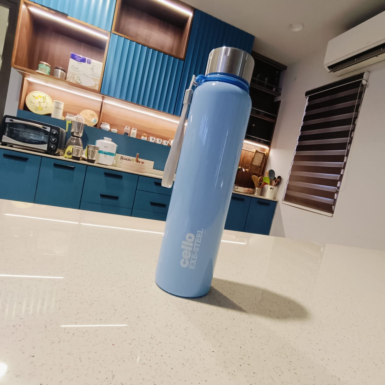 Cello EXE-STEEL Falcon 1000ml Stainless Steel Bottle 