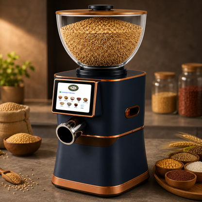 Softel Smart IoT Millet Mill | Atta Chakki | Touchscreen | Stone Based Flour Mill & Masala Grinder | Auto Clean | 7.5–10 Kgs/Hour
