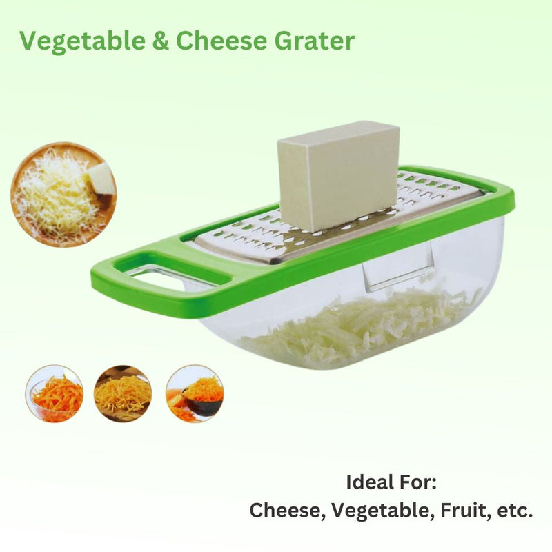 Vegetable and Cheese Grater with Storage Container - 3