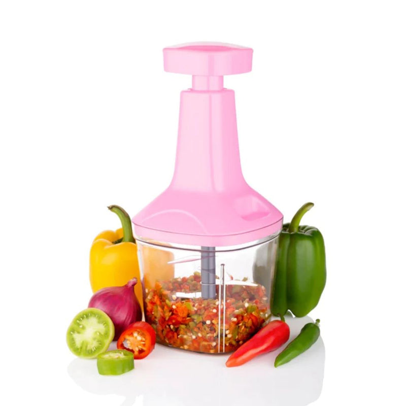 Multicolor ABS Plastic Vegetable Push Chopper (1100 Ml), For Home Usage