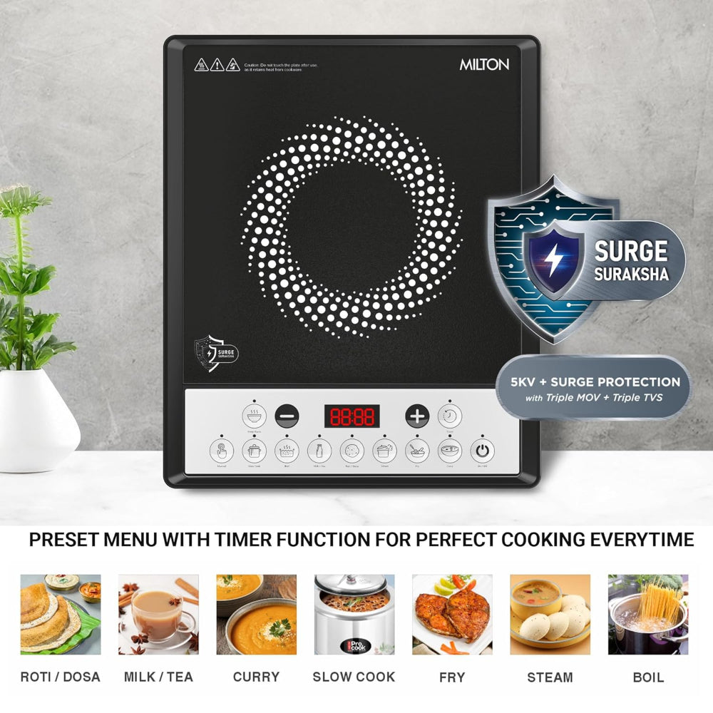 Milton Elio 16.0 1600 Watts Portable Induction Cooktop - 3