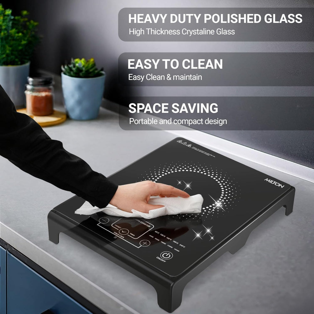 Milton Elio Elite 16.0 1600 Watts Portable Induction Cooktop - 6