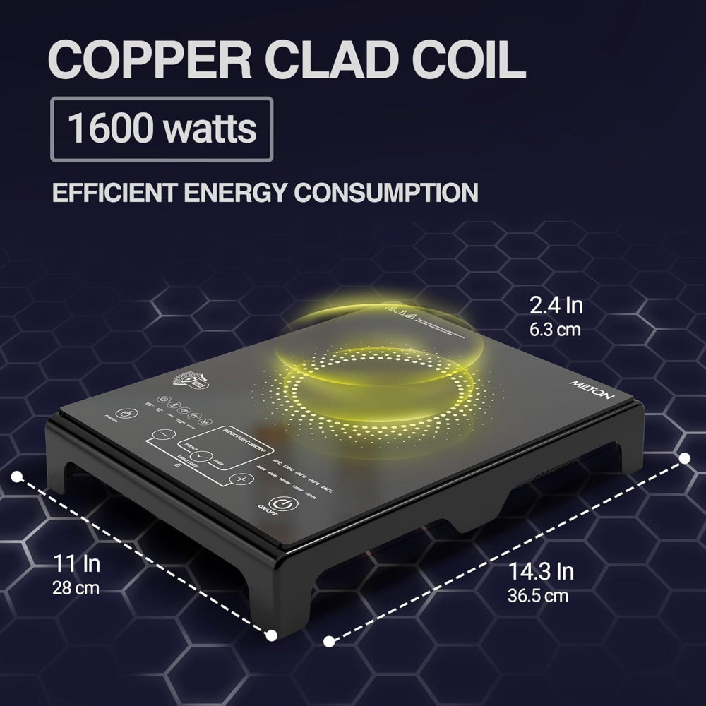 Milton Elio Elite 16.0 1600 Watts Portable Induction Cooktop - 3