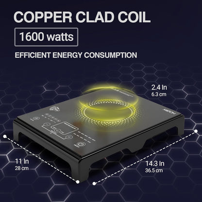 Milton Elio Elite 16.0 1600 Watts Portable Induction Cooktop - 3