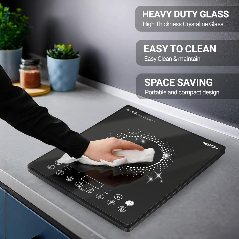 Milton Elio Elite 21.0 2100 Watts Slim Portable Induction Cooktop - 4