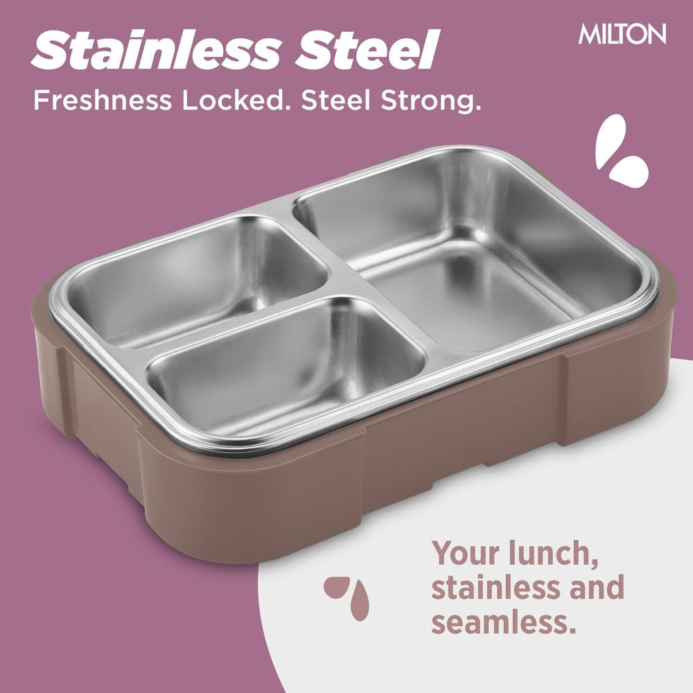 Milton Ethan 3 Inner Stainless Steel Lunch Box - 11