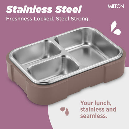 Milton Ethan 3 Inner Stainless Steel Lunch Box - 11