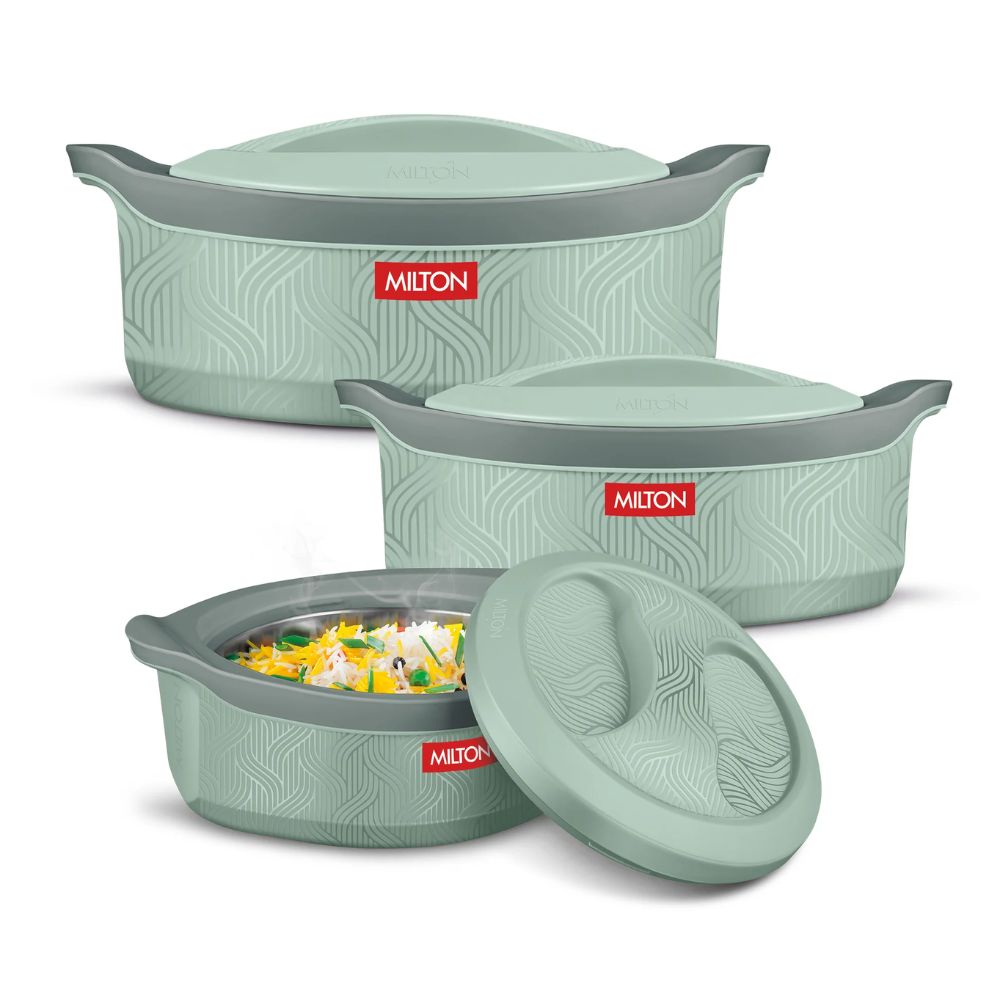 Milton Evoke Inner Stainless Steel Insulated Casserole Set - 3