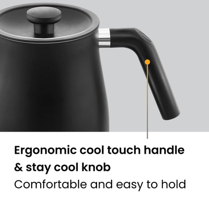 Hawkins Futura Stainless Steel 1.4 Litre 1200 Watts Electronic Smart Kettle with Micro-Chip - FKTA1 - 7