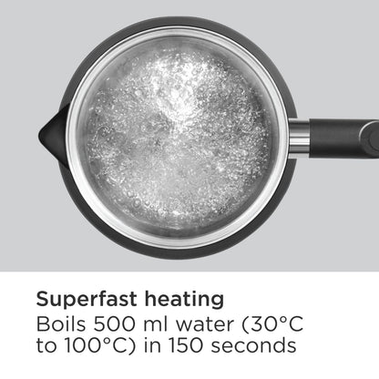 Hawkins Futura Stainless Steel 1.4 Litre 1200 Watts Electronic Smart Kettle with Micro-Chip - FKTA1 - 3