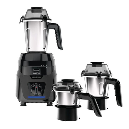 Milton Gladiator 1000 Watts Mixer Grinder with 3 Multipurpose Jars - 2