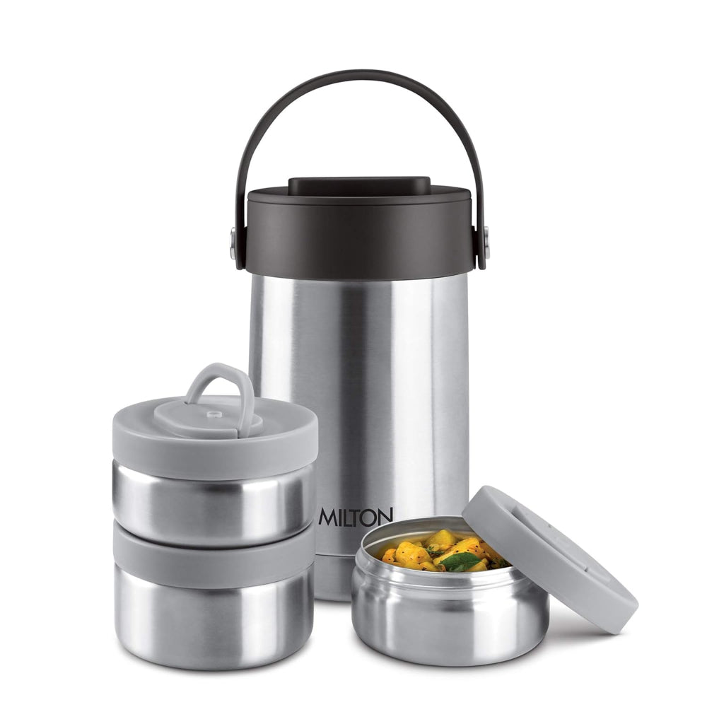 Milton Glamour Vacuum Insulated Tiffin Box Hot Cold – Rasoi Shop