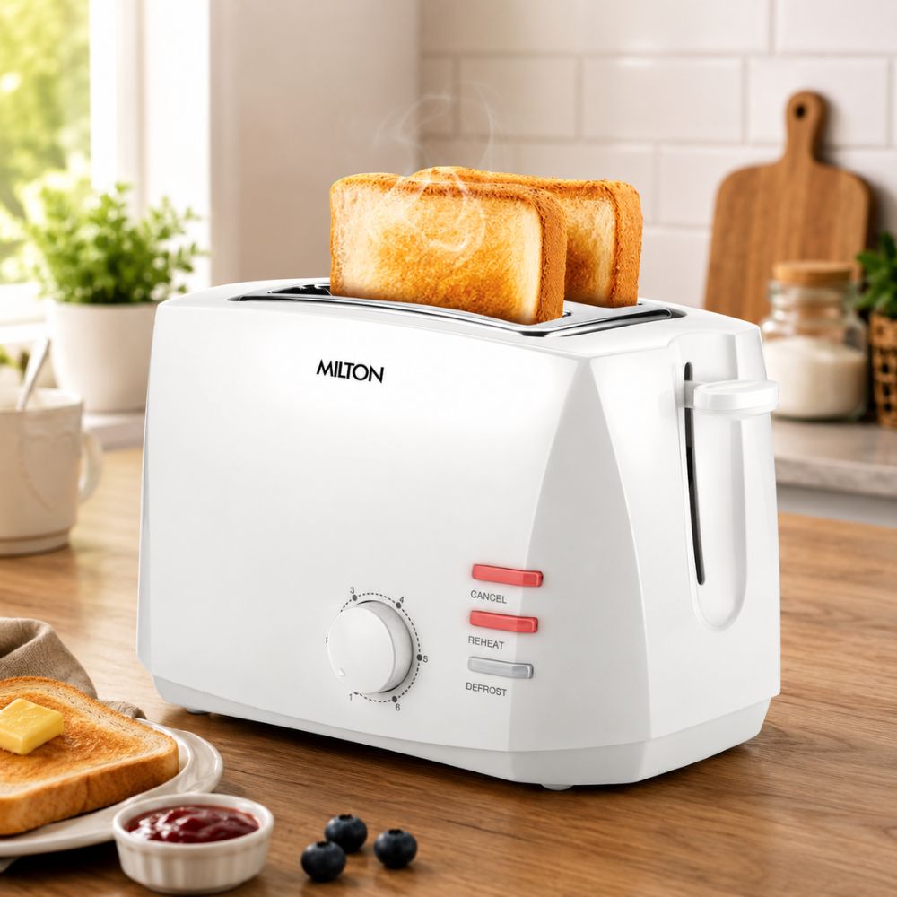 Milton Gold Crust 800 Watts 2-Slice Pop Up Toaster - 2