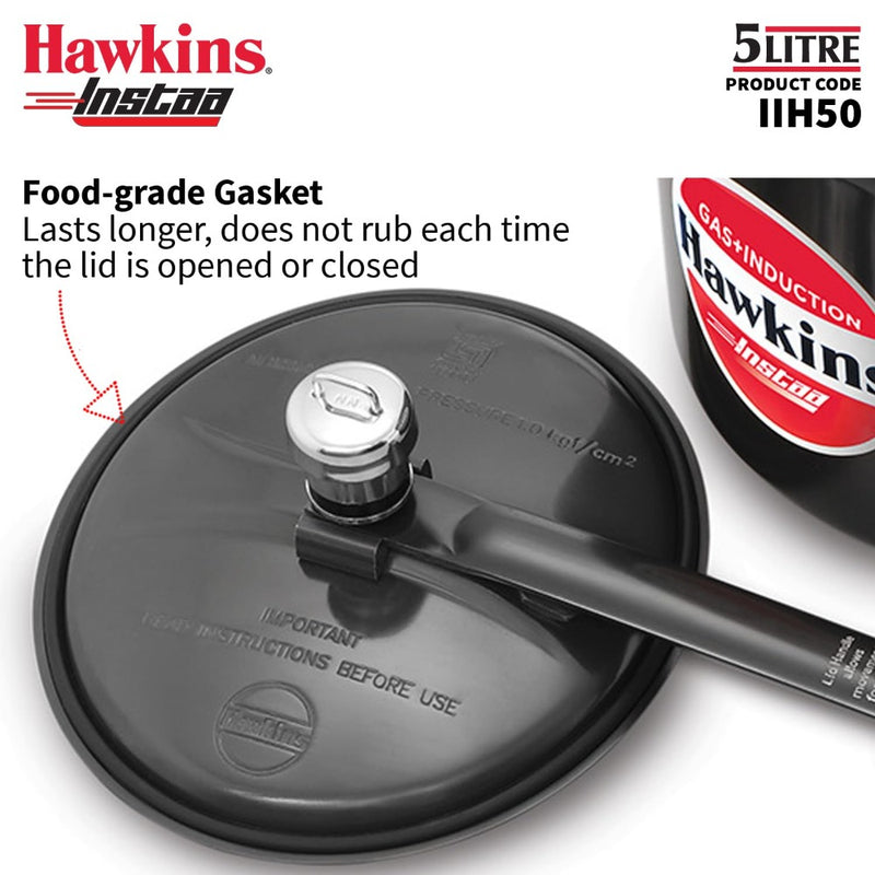 Hawkins Instaa Hard Anodised Pressure Cooker - 19