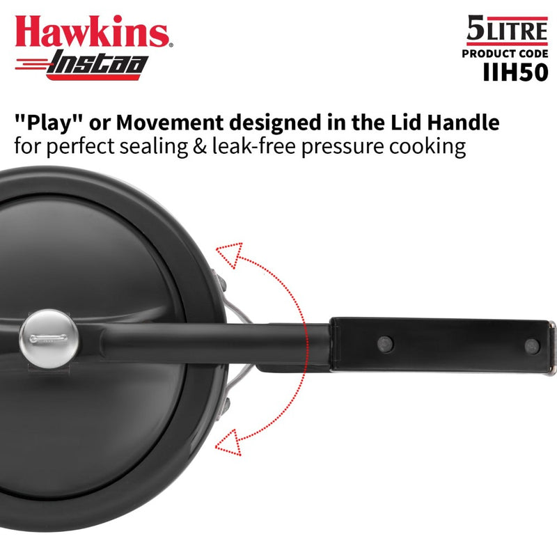 Hawkins Instaa Hard Anodised Pressure Cooker - 18