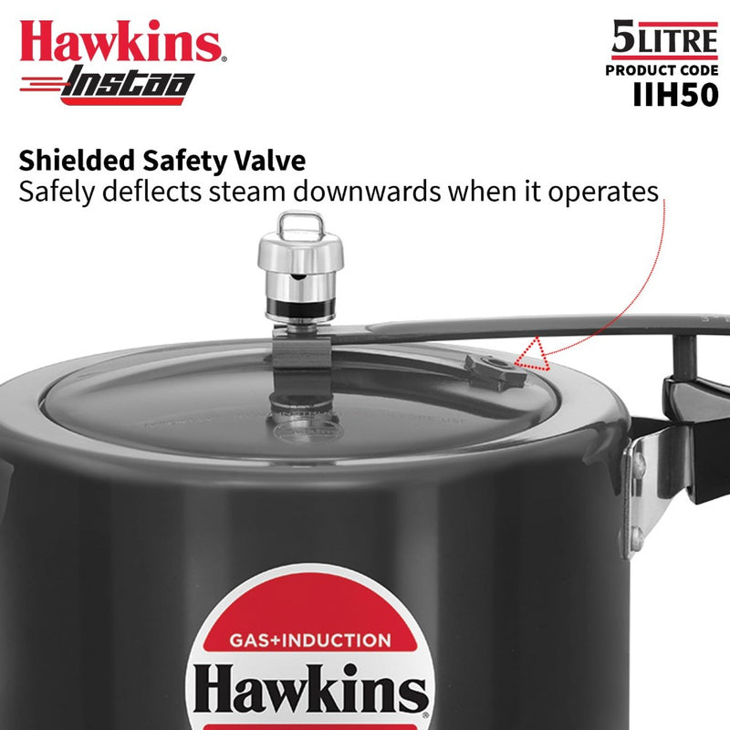 Hawkins Instaa Hard Anodised Pressure Cooker - 17