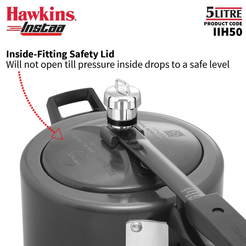 Hawkins Instaa Hard Anodised Pressure Cooker - 16