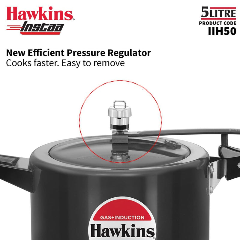 Hawkins Instaa Hard Anodised Pressure Cooker - 15