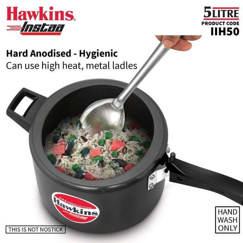 Hawkins Instaa Hard Anodised Pressure Cooker - 13