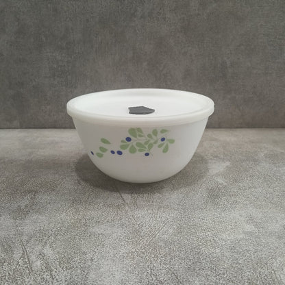 Larah by Borosil Opalware 750 ML Mixing Bowl with Lid - 2